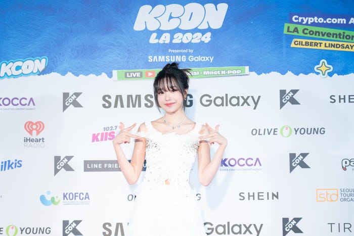 チョ・ユリ「KCON LA 2024」レッドカーペットDAY2(C)CJ ENM Co., Ltd, All Rights Reserved