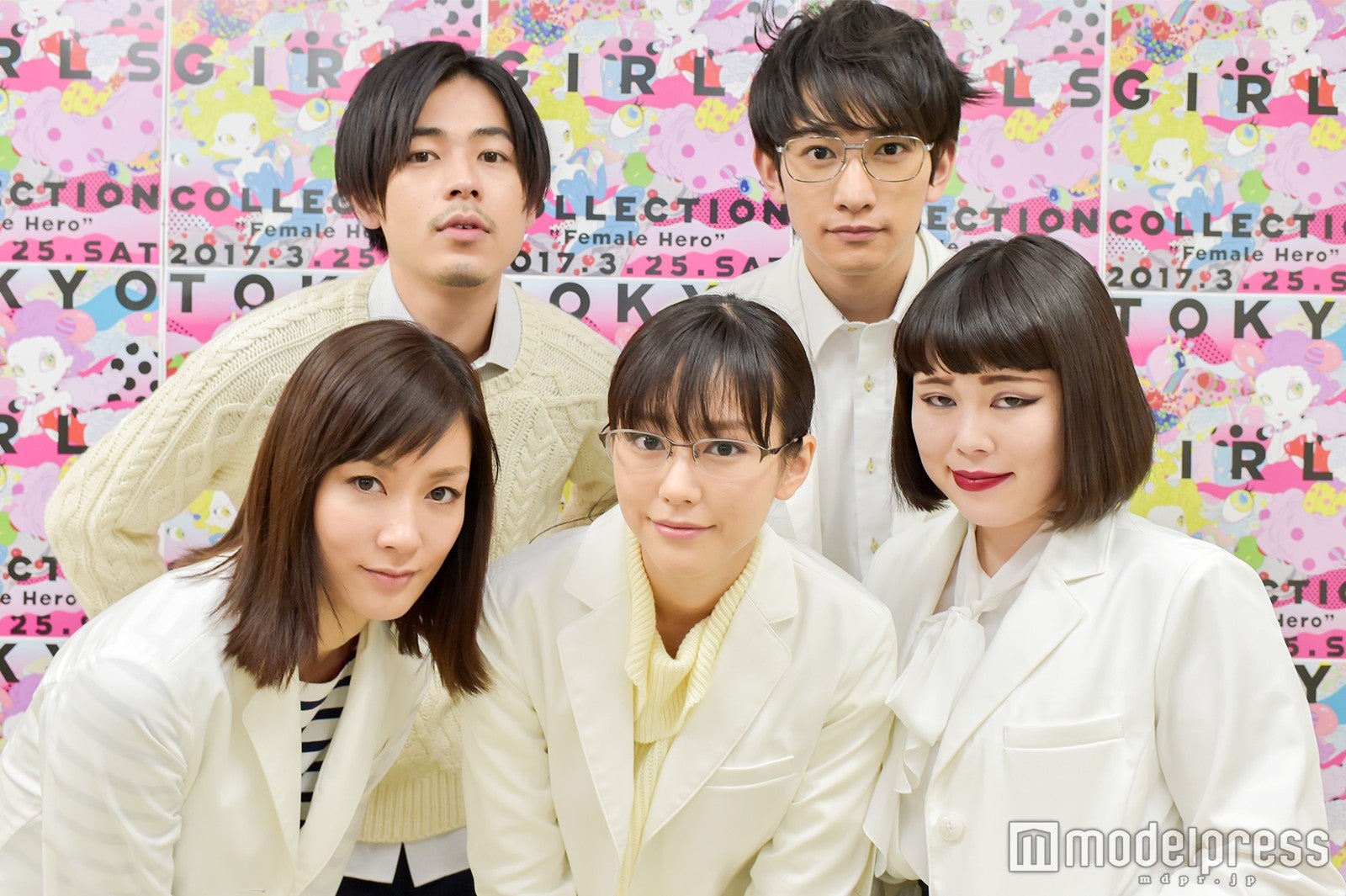 （下段左から）水川あさみ、桐谷美玲、ブルゾンちえみ（上段左から）成田凌、町田啓太（C）モデルプレス