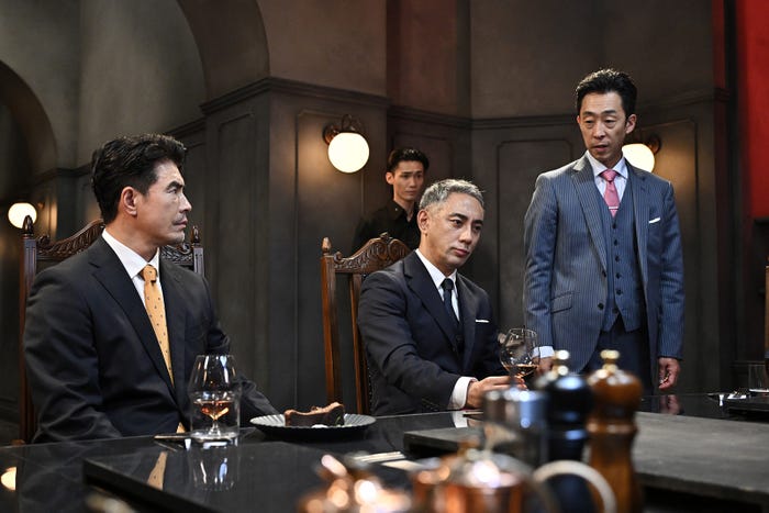 伊藤英明、市川團十郎、北村有起哉「リブート」最終話(C)TBS