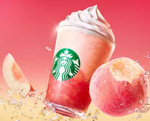 【スタバ新作メニュー】「ラブ & ピーチ フラペチーノ」完熟桃のような甘みと香り表現