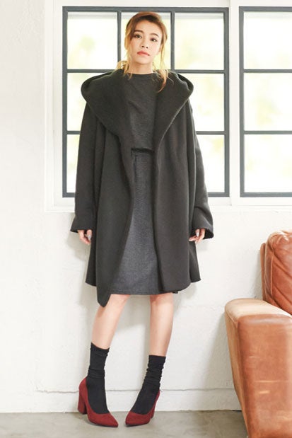 裏ボアフード付きガウン「Re:EDIT by GALSTAR」2,998円（税込）／画像提供：Re:EDIT by GALSTAR