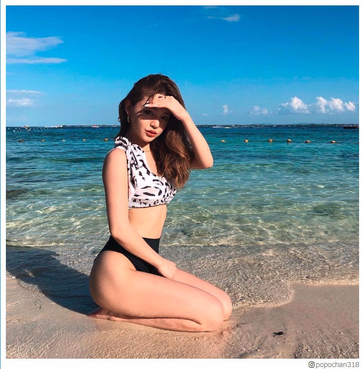 ちぃぽぽ、美スタイル際立つ水着ショットに反響「憧れる」「色気増した」