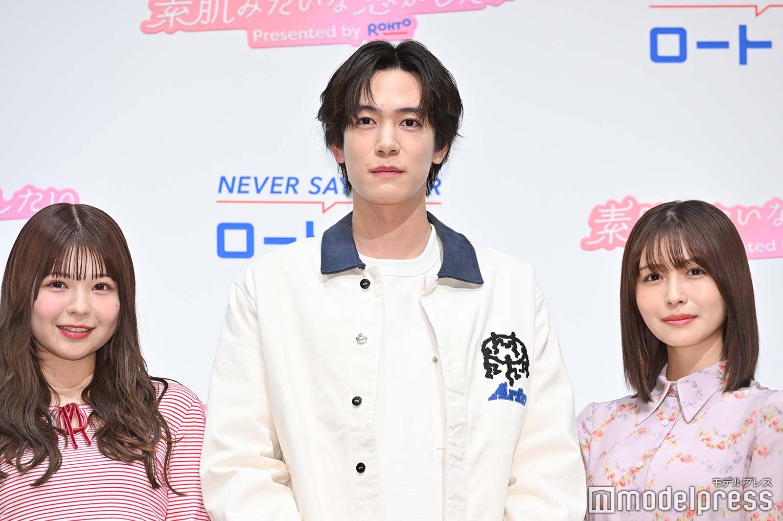 （左から）折田涼夏、内藤秀一郎、長濱ねる（C）モデルプレス