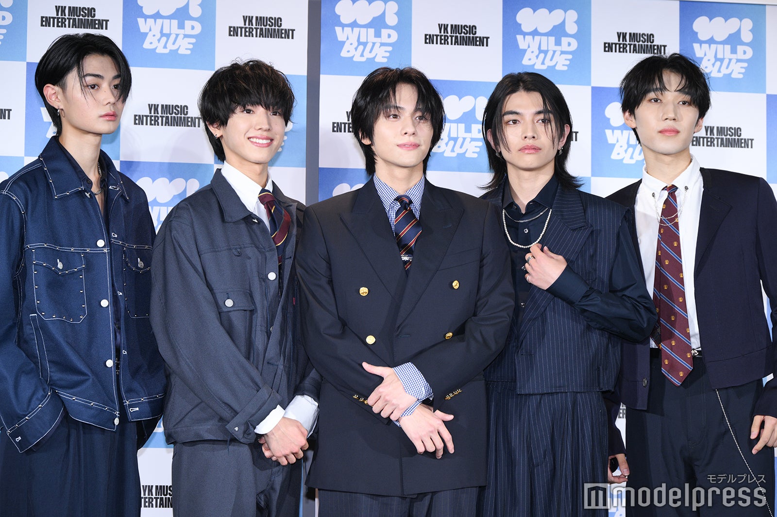 WILD BLUE（左から）鈴陽向、池田優斗、山下幸輝、宮武颯、鈴川直弥（C）モデルプレス