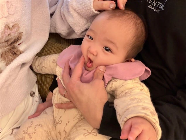 杉浦太陽、生後7ヶ月・夢空ちゃんに溺愛全開‟ぷにぷにショット”に「可愛いなぁ」