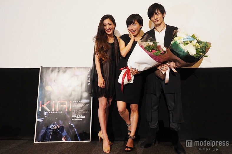 左より：文音、釈由美子、久保田悠来