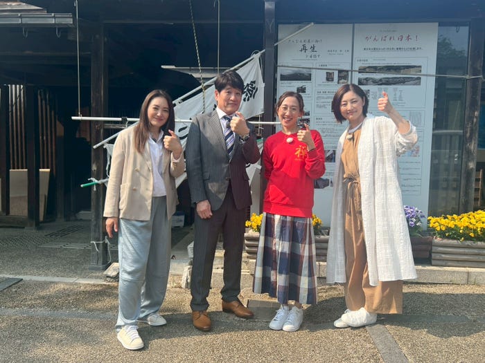 「常盤貴子&仲間由紀恵&林先生の能登3人旅」より(C)MBS