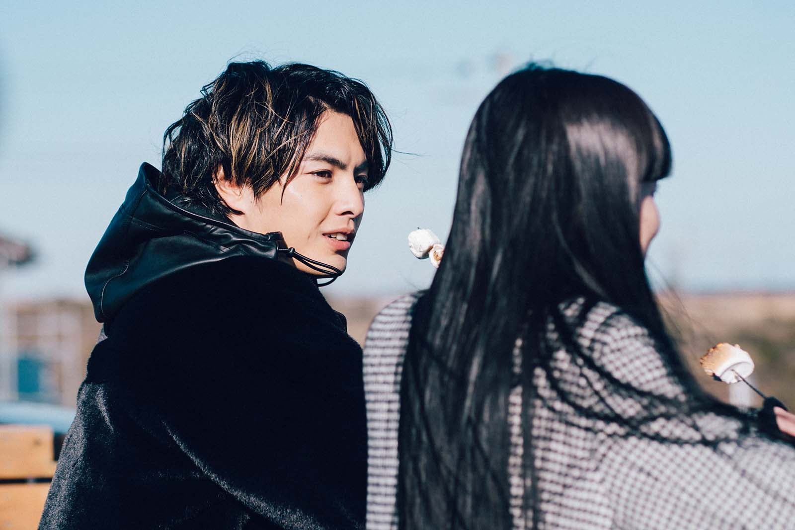 堀江亨、Hina「月とオオカミちゃんには騙されない 同窓会スペシャル」第1話（C）AbemaTV, Inc.