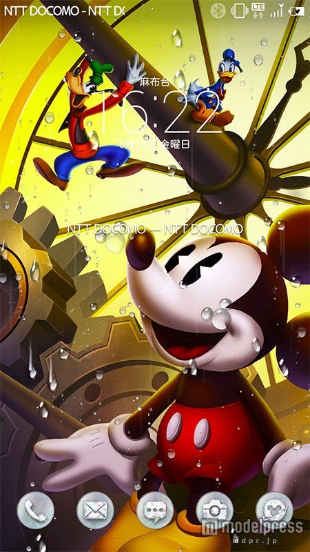 ロックスクリーンウェザー（雨）／イメージ