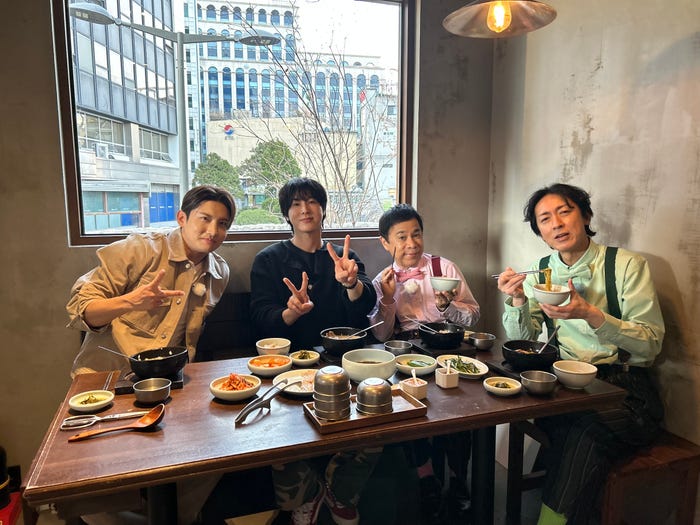 東方神起、ナインティナイン(C)フジテレビ