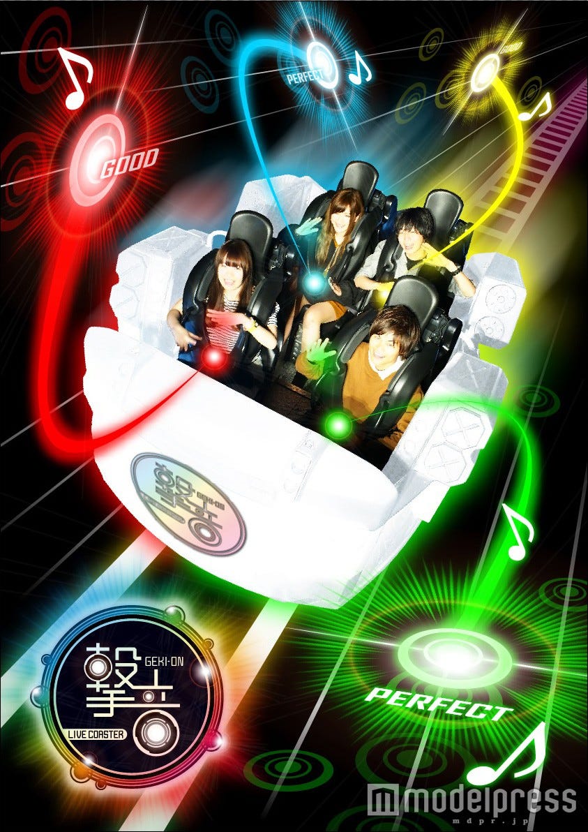 世界初「音ゲー」搭載コースターも、東京ジョイポリスに3種の新アトラクション