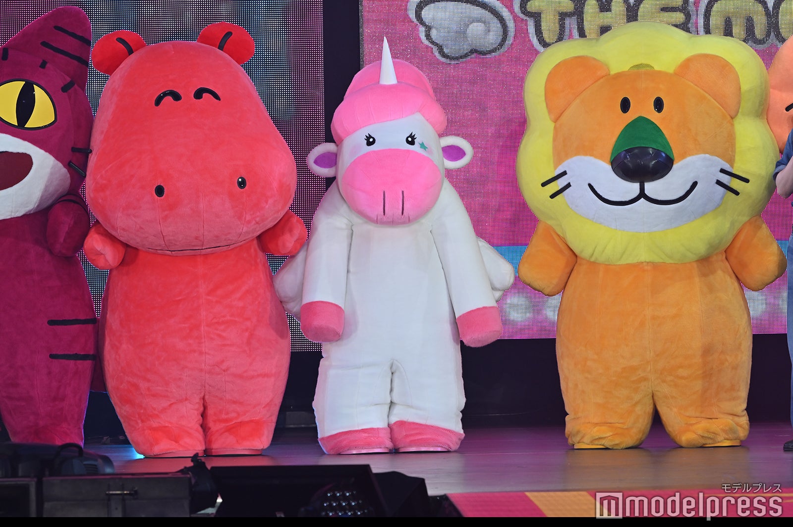 かばちゃん、ぺがさすちゃん、らいおんくん（C）モデルプレス