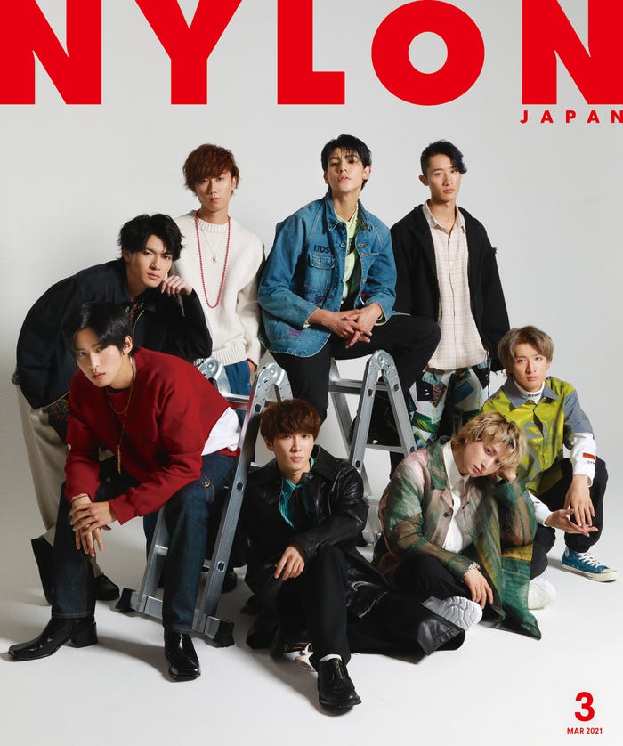 「NYLON JAPAN」3月号(カエルム/1月28日発売)表紙:Snow Man(C)NYLON JAPAN