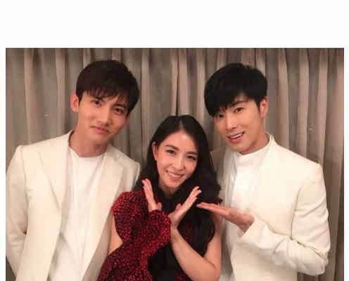 BoA、東方神起との「FNS歌謡祭」オフショット披露「レジェンド3人」「やっぱり格別」