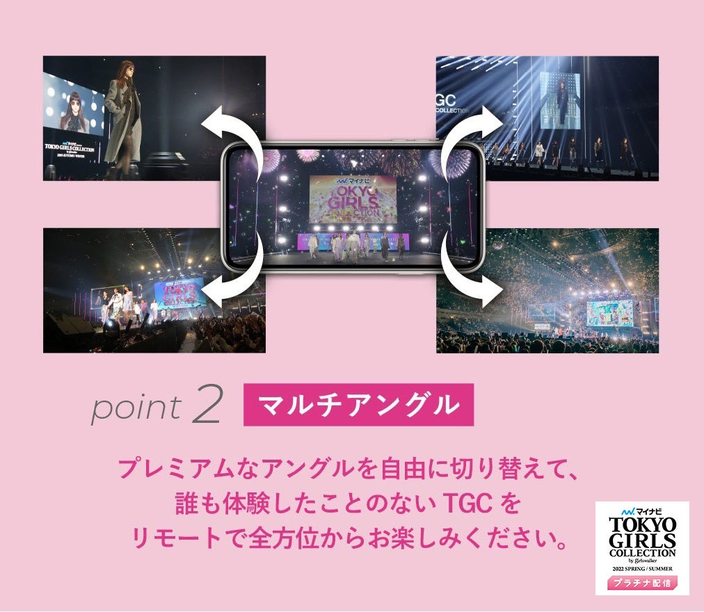 「TGCプラチナ配信」（提供写真）