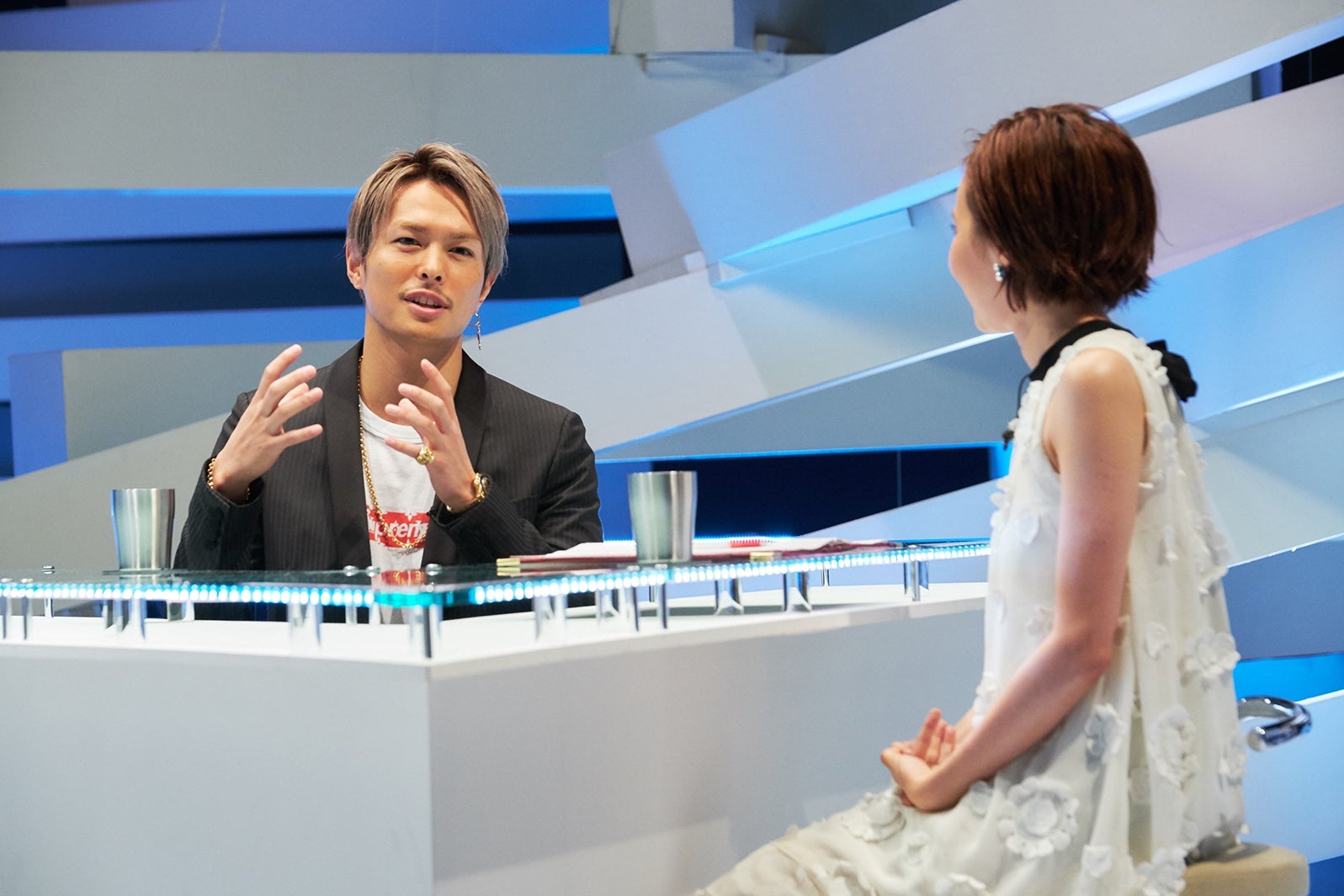 今市隆二、ベッキー／音楽番組「LOVE or NOT♪」より（提供画像）