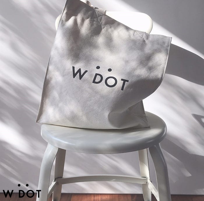 「W DOT」ロゴトート(提供写真)