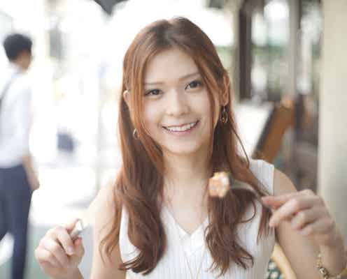 美人グルメ女子・たべめぐみ、強すぎる“渡部愛”が話題に テレビ初出演で強烈インパクト