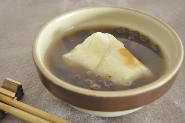 渋皮煮の煮汁で作るお汁粉