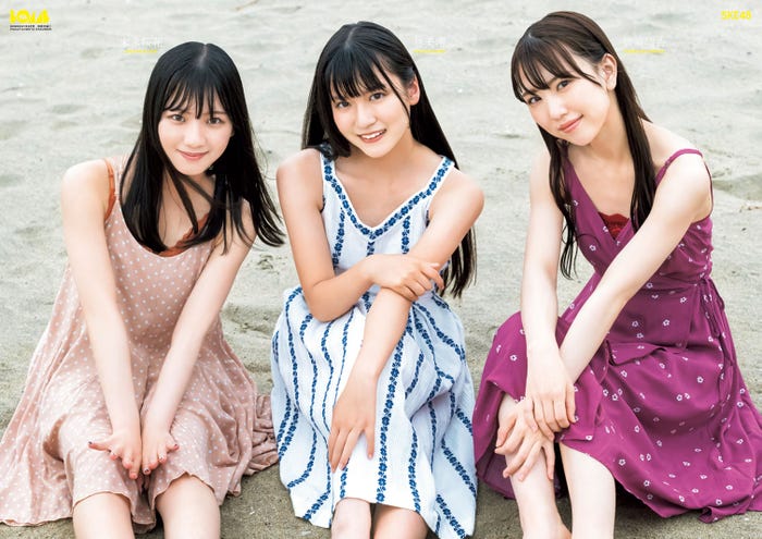 (左から)末永桜花、林美澪、熊崎晴香(提供写真)