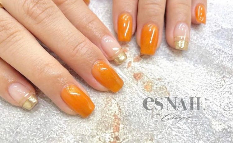 夏カラー オレンジネイル 特集 太陽にぴったりなデザイン3選 プレゼント企画あり モデルプレス