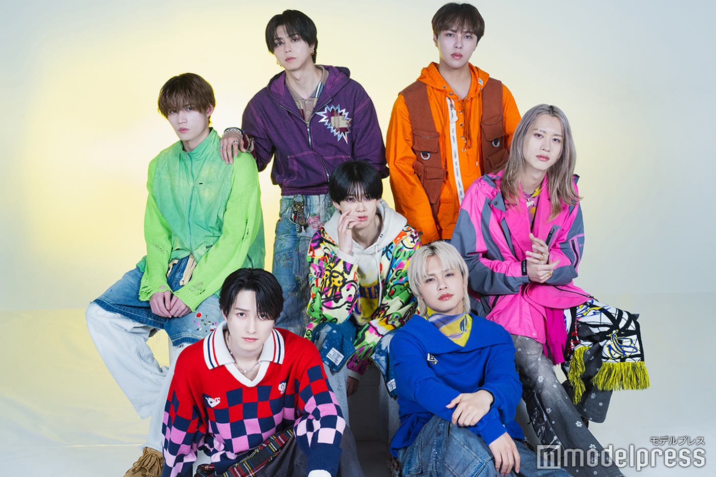 BUDDiiS(上段左から)SEIYA、KEVIN(中段左から)TAKUYA、FUMINORI、MORRIE(下段左から)YUMA、SHOW(C)モデルプレス