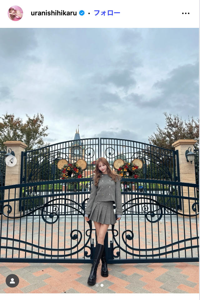 浦西ひかるInstagramより