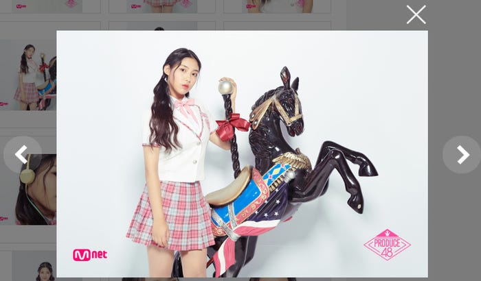 ハン・チョウォン/PRODUCE48公式サイトより