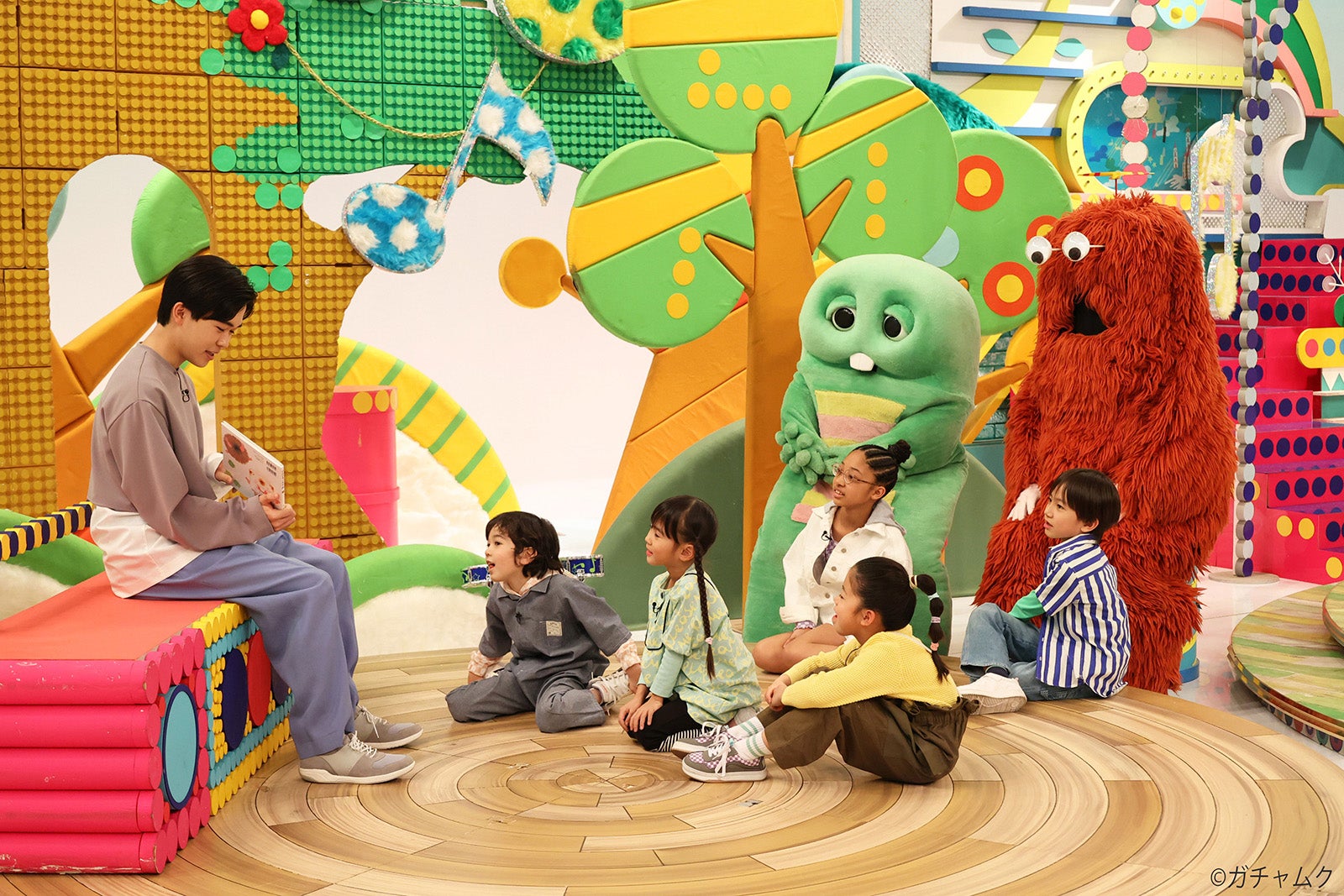 鈴木福、ガチャピン、ムックら（C）BSフジ