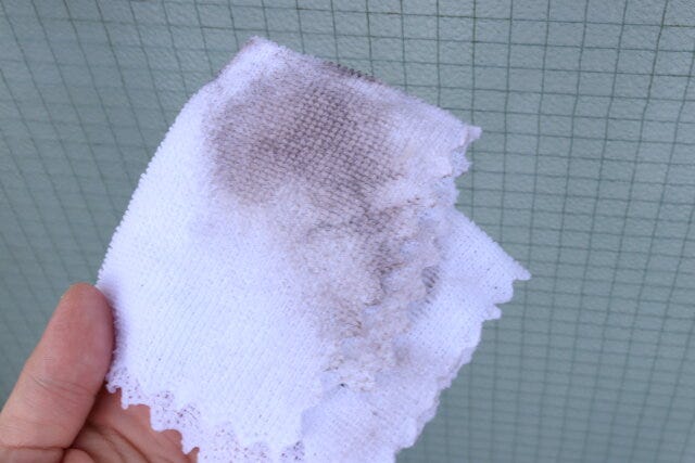 ダイソーの汚れ落ちがいいマイクロファイバークロス（25枚）