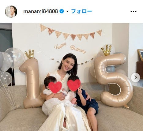 橋本マナミInstagramより