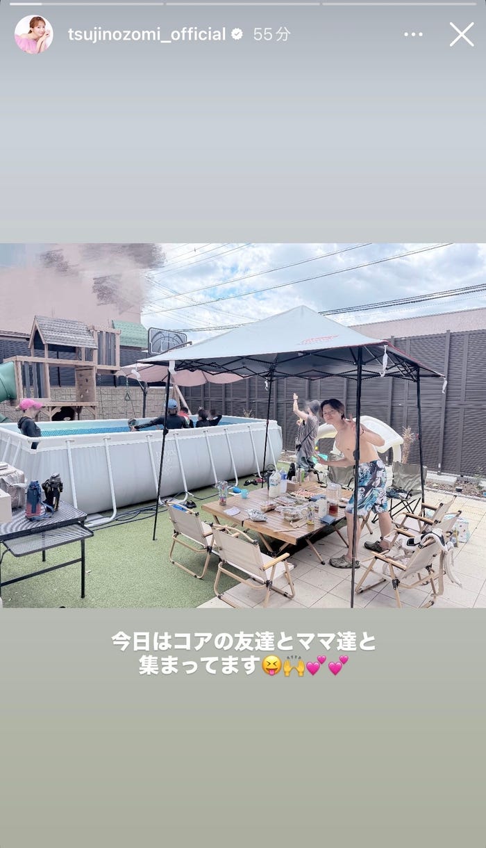 辻希美Instagramストーリーズより