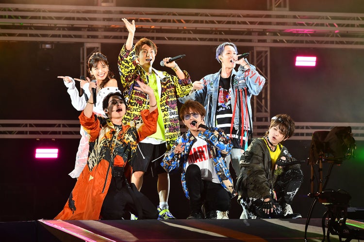 画像13 13 a ヘッドライナーで5万人と一体に V I From Bigbang E Girls 三浦大知ら集結 A Nation に熱狂 モデルプレス