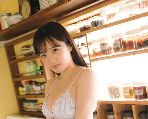 ミニグラ界の新生・堀みなみ、豊満バストに釘付け 初々しい姿に接近