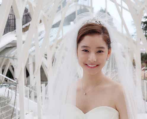 新木優子、“美デコルテ”輝くウェディングドレス姿に「天使の域を超えてる」「女神」の声<トドメの接吻>