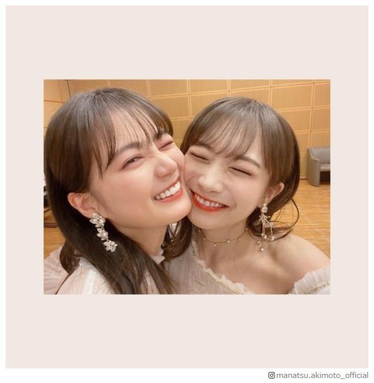 乃木坂46秋元真夏、卒業の生田絵梨花との“顔寄せ”ショット公開「メンバーから友達になりました」