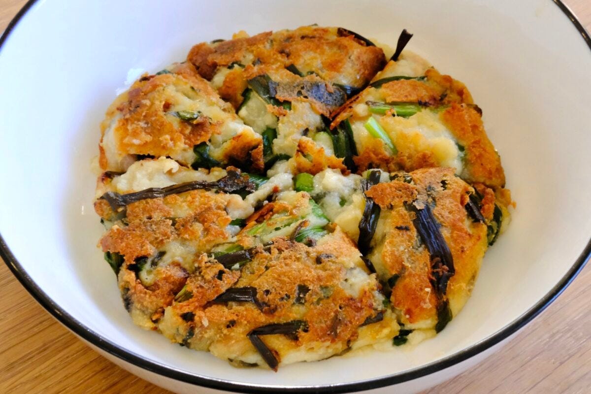 ロバート馬場　豆腐チヂミ