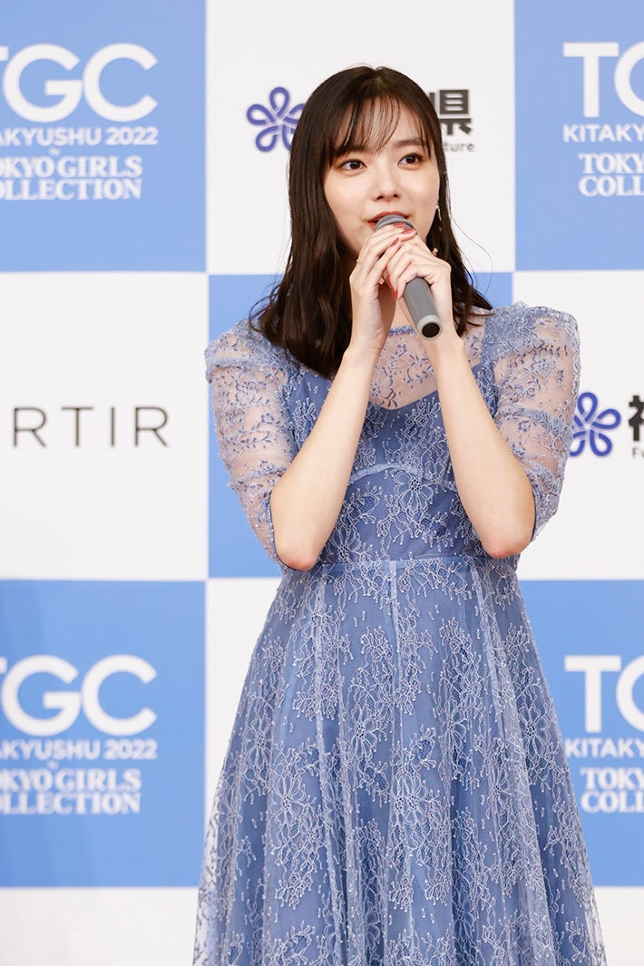 新川優愛（C）TGC KITAKYUSHU 2022 by TOKYO GIRLS COLLECTION 記者発表会