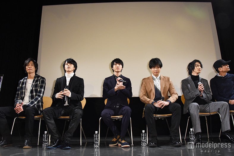 （写真左から）戸谷公人、廣瀬智紀、桜田通、渡部秀、横浜流星／イベントの様子