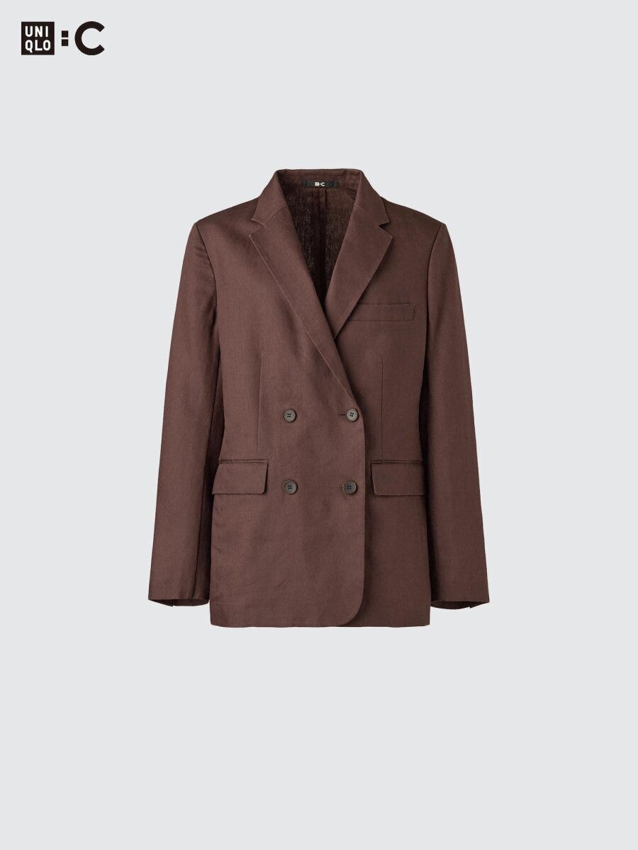 ユニクロのプレミアムリネンジャケット