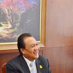 タイの平和をアピールするタイ国政府観光庁 総裁 タワチャイ・アルンイク氏