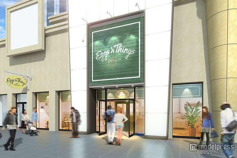 「ザ パーク フロント ホテル アット ユニバーサル・スタジオ・ジャパン（R）」3階に出店する「エッグスンシングス ザ パーク フロント ホテル店」イメージ（R）Universal Studios．