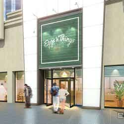 「ザ パーク フロント ホテル アット ユニバーサル・スタジオ・ジャパン(R)」3階に出店する「エッグスンシングス ザ パーク フロント ホテル店」イメージ(R)Universal Studios.