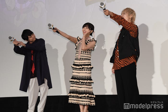 佐倉綾音「お茶子ちゃんって呼んで~!」/梶裕貴、佐倉綾音、岡本信彦(C)モデルプレス