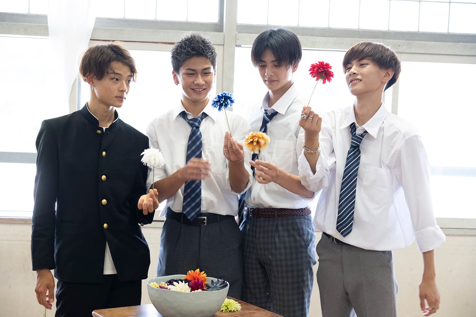 けんしん、けいし、りゅうが、ふうた「今日、好きになりました。-金木犀編-」第1話より（C）ABEMA