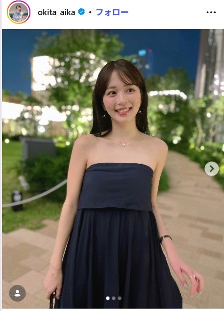 沖田愛加アナ、メキシコでのミニワンピ姿公開 美脚際立つショットに「めちゃくちゃ映えてる」「憧れのスタイル」と反響