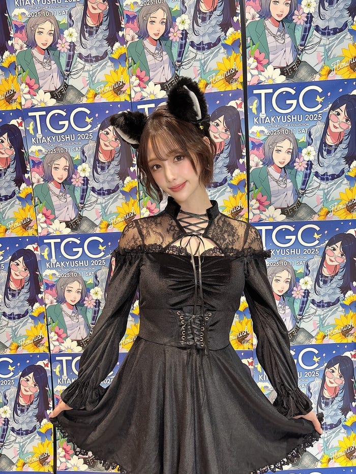 濱口優とトークを展開した天海りこの「TGC北九州2025」でのショット/画像提供:ABEMA番組「チャンス学校チェンジ科」