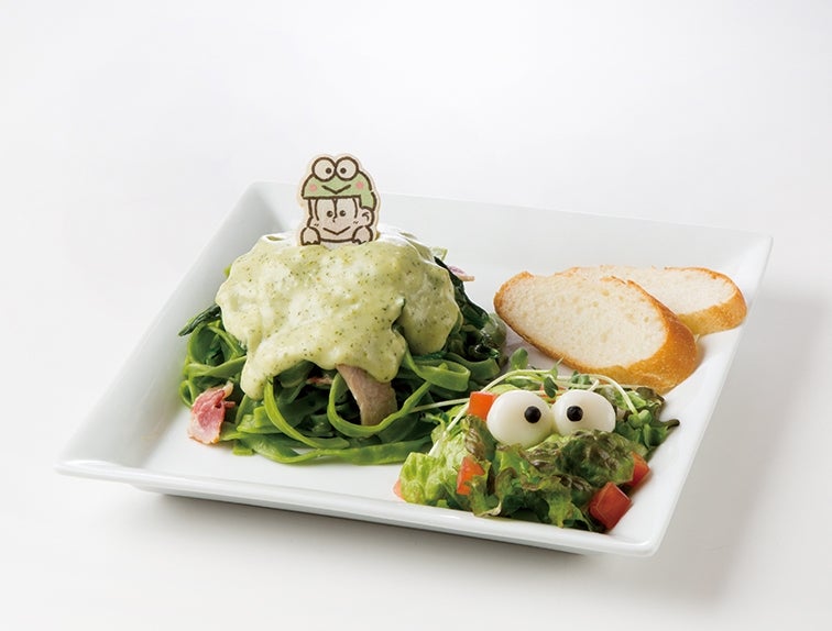 チョロ松とけろけろけろっぴの野原でかくれんぼジェノベーゼ1,490円（税抜）（C）赤塚不二夫／おそ松さん製作委員会 （C）1976，1979，1984，1988，1996，2017 SANRIO CO．，LTD．