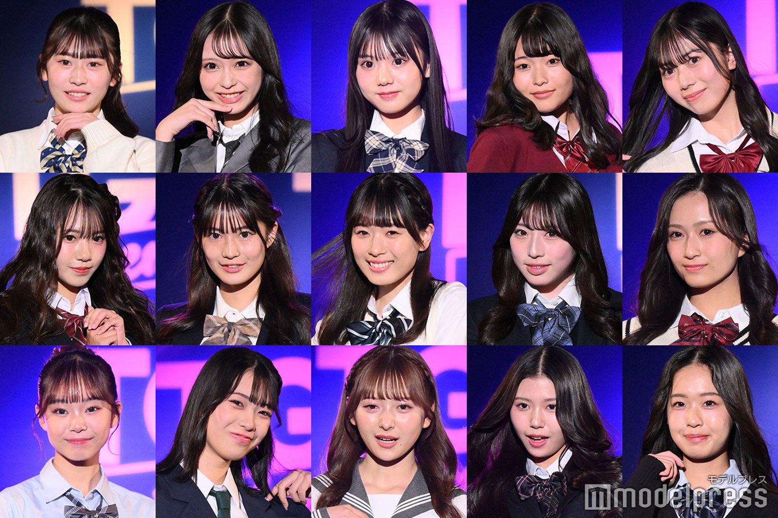 “日本一かわいい高校生”ファイナリスト集結 美脚際立つ制服姿でランウェイ【TGC teen 2024 Winter】