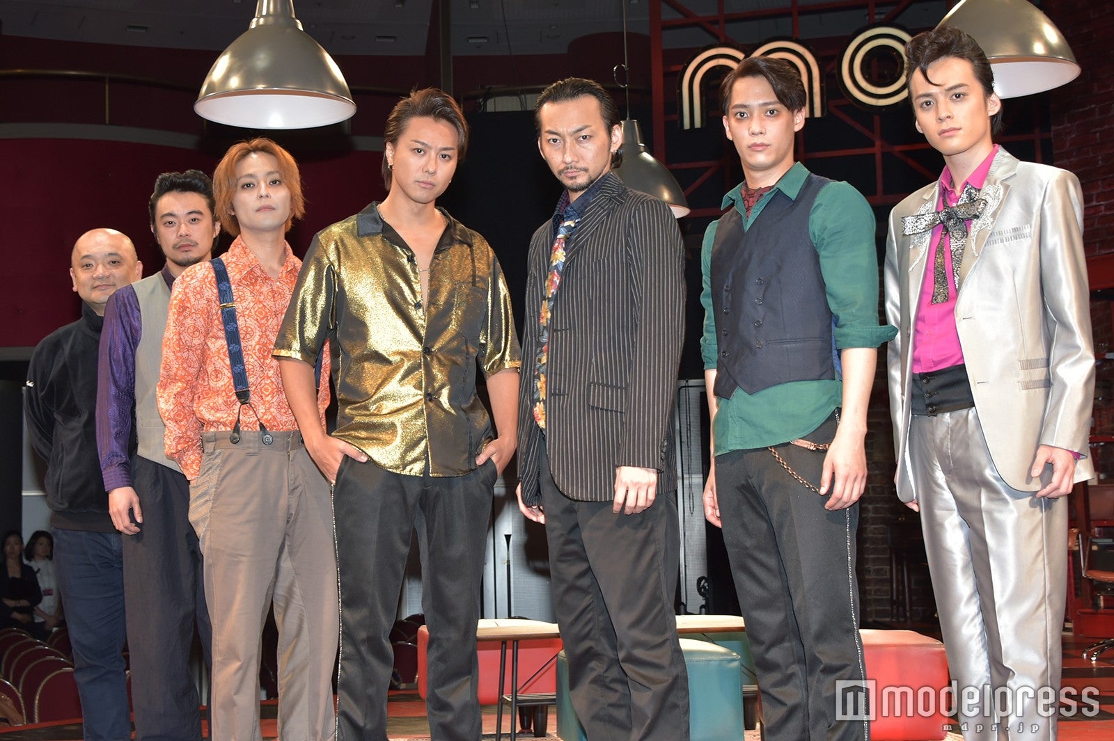 左から：青木豪氏、尾上寛之、木村了、TAKAHIRO、波岡一喜、味方良介、横田龍儀（C）モデルプレス